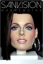 Rare Vintage HINDSGAUL Female Mannequin Head RENATA - 1986 - Schaufensterpuppe