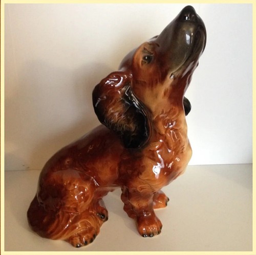 Chien basset teckel céramique - teckel,