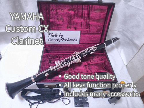 Yamaha custom clarinette - cx, bb