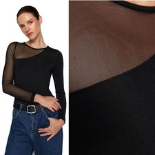 Body Femme Manche Longue Noir