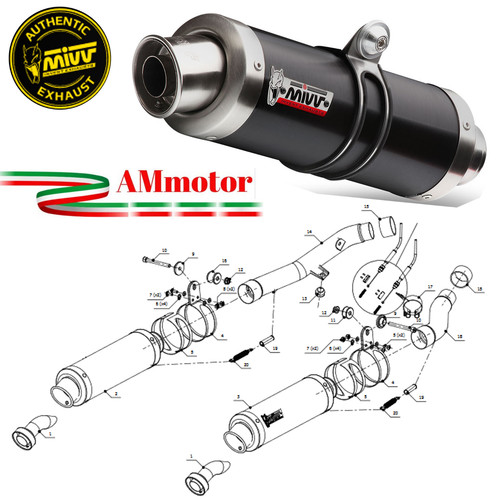 Mivv kawasaki 1000 2007 - z,