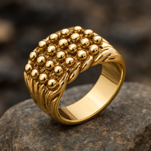 Bague gardienne homme - , cinq