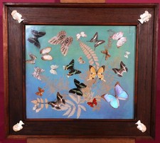 Cadre colonial palmier Art