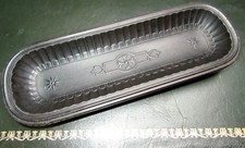 ELEGANT FRENCH NAPOLEON III XIX th. C. PENCIL CASE DESK TOP HARDENED WOOD 