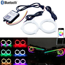 Sharingan RGB LED Halo Ring Dynamic Revolving Headlight Angel Eyes APP Control