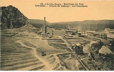 ARDECHE VIVIERS factories of LAFARGE les carrieres