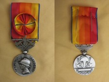 Médaille des Sapeurs Pompiers Services Exceptionnels Argent