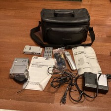 JVC Video Camera Mini DV GR-DVM50 Digital Cybercam Bundle Tested Working