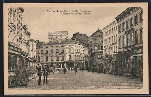 Cpa charleroi place - cpa, charleroi,