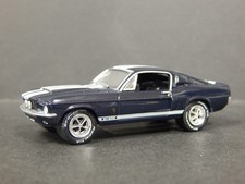 '67 1967 Mustang Shelby GT500 Midnight Blue & White Stripes Replica 1/64 VHTF