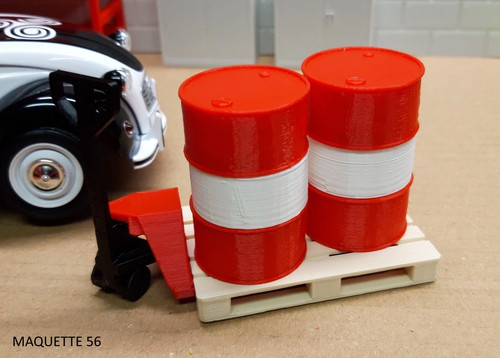 Lot futs rouge blanc - 1/18, rouge/blanc