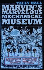 Tally Hall Marvelous Mechanical Museum Vintage Record Store Promo Poster