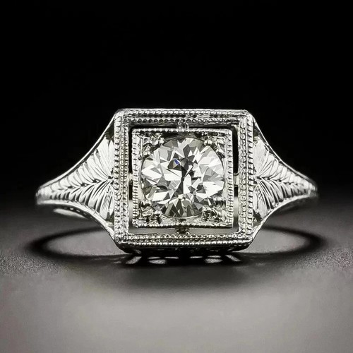 Bague fiançailles ancienne - fiançailles,