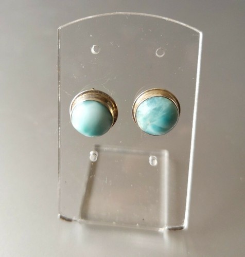 Boucle oreille larimar - d'oreille,