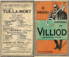 RARISSIME EO 1921 MÉMOIRES DE VILLIOD, DÉTECTIVE PRIVÉ n° 7 : UN INDÉSIRABLE