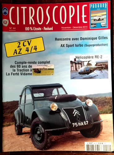 Citroscopie citroen 2cv - citroscopie, n°44