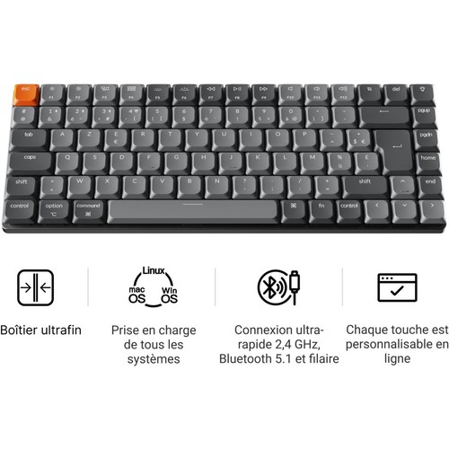 Clavier gamer sans fil