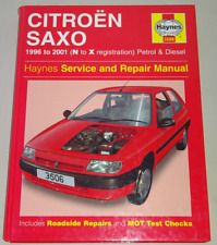 Repair Manual Citroen Saxo gasoline & diesel, years 1996 - 2001