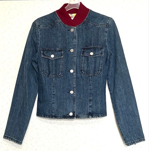 Veste jean chanel indigo - veste,