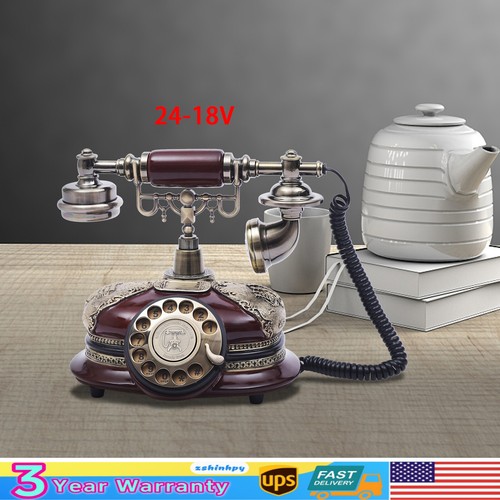 Resin retro rotary phone - retro,
