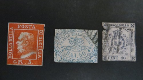Timbres italie 1852 - 1852, +