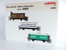 MARKLIN SNCF 50TH ANNIVERSARY SPECIAL SERIES 3 CAR BOX REF 448