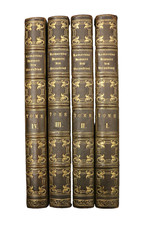Histoire des Girondins par Lamartine ed Wouters 1847 4 Vols Complet