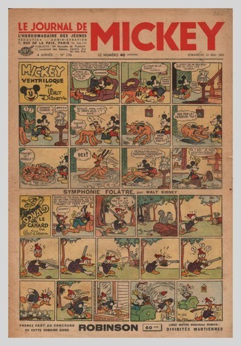 Journal mickey 136 du - journal, n°