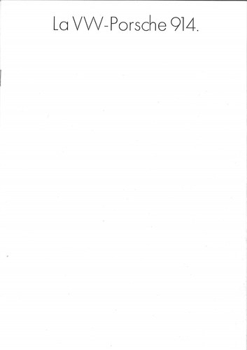 Catalogue prospekt brochure - , vw