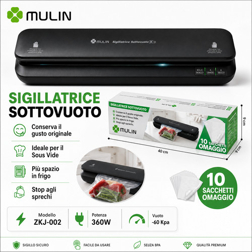 Mulin machine sous vide 360 - machine, w