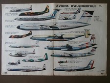 POSTER AVIATION & THE PLANES OF TODAY N°2 & Poster of the newspaper of TINTIN