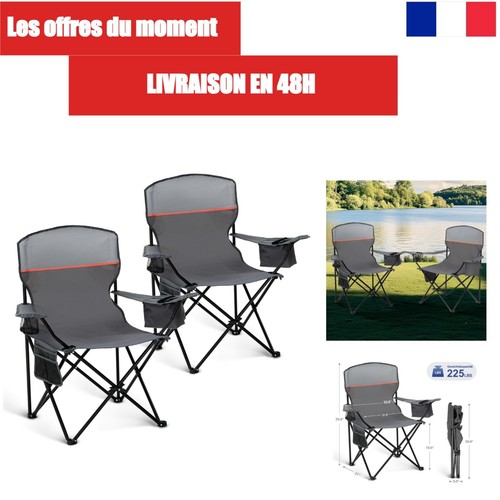 Let camp lot - lot, chaises
