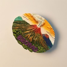Indonesia Java Island BROMO Resin Refrigerator magnet 3D travel souvenirs craft