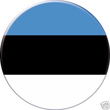 5 x sticker 5cm auto moto velo valise pc portable drapeau Rond Estonie-Estonia