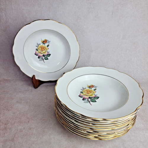 Lot assiette creuse gien - lot,
