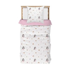 Housses de Couettes 140x200cm - Parure de Lit 1 Personne avec Fermeture Éclai...