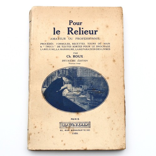 Pour relieur amateur ou - amateur,