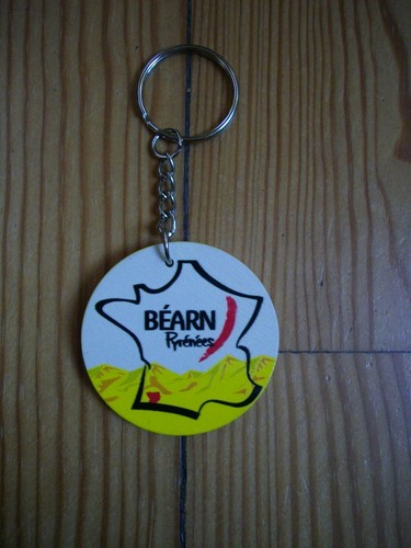 Porte clef béarn - clef, "béarn