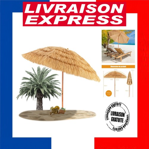 Parasol plage hawaïen - plage,
