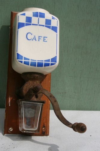 Moulin café mural faience - café,