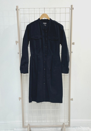 Robe noire boutonnée - , dries