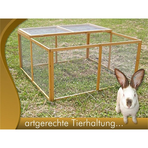 Clapier lapins bois cage - clapier,