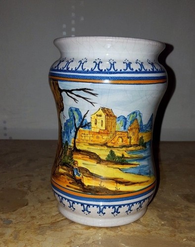 Vase faïence craquelé - vase, en