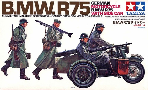 Bmw side car - 75, car+figurines