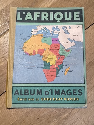 Ancien album images chocolat - album, d'images