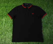 FRED PERRY ORIGINAL MEN CASUAL CLASSIC SHORT SLEEVE POLO SHIRT JERSEY SIZE L