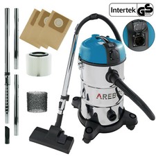 AREBOS 5en1 Aspirateur Industriel Aspirateur Eau et Poussière  1300W 30L