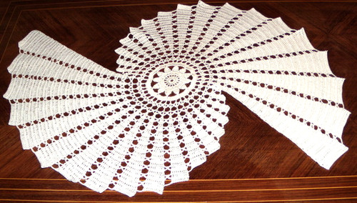 Napperon fait main - fait, crochet
