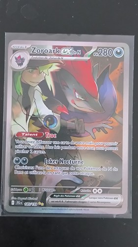 Carte pokémon zoroark n - ex,