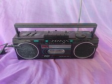 Stereo Radio Cassettes Recorder Ghettoblaster Boombox Vintage 80 GALAXY